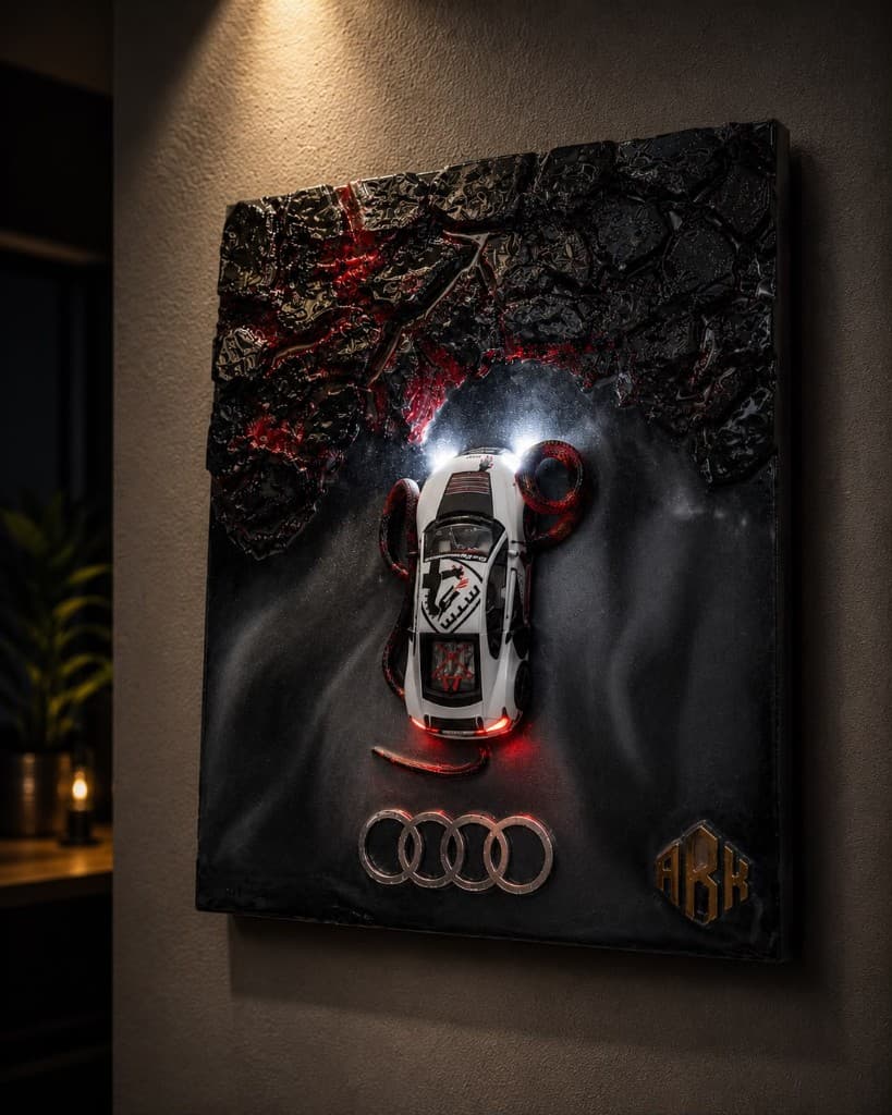 ARK art in luxury living room